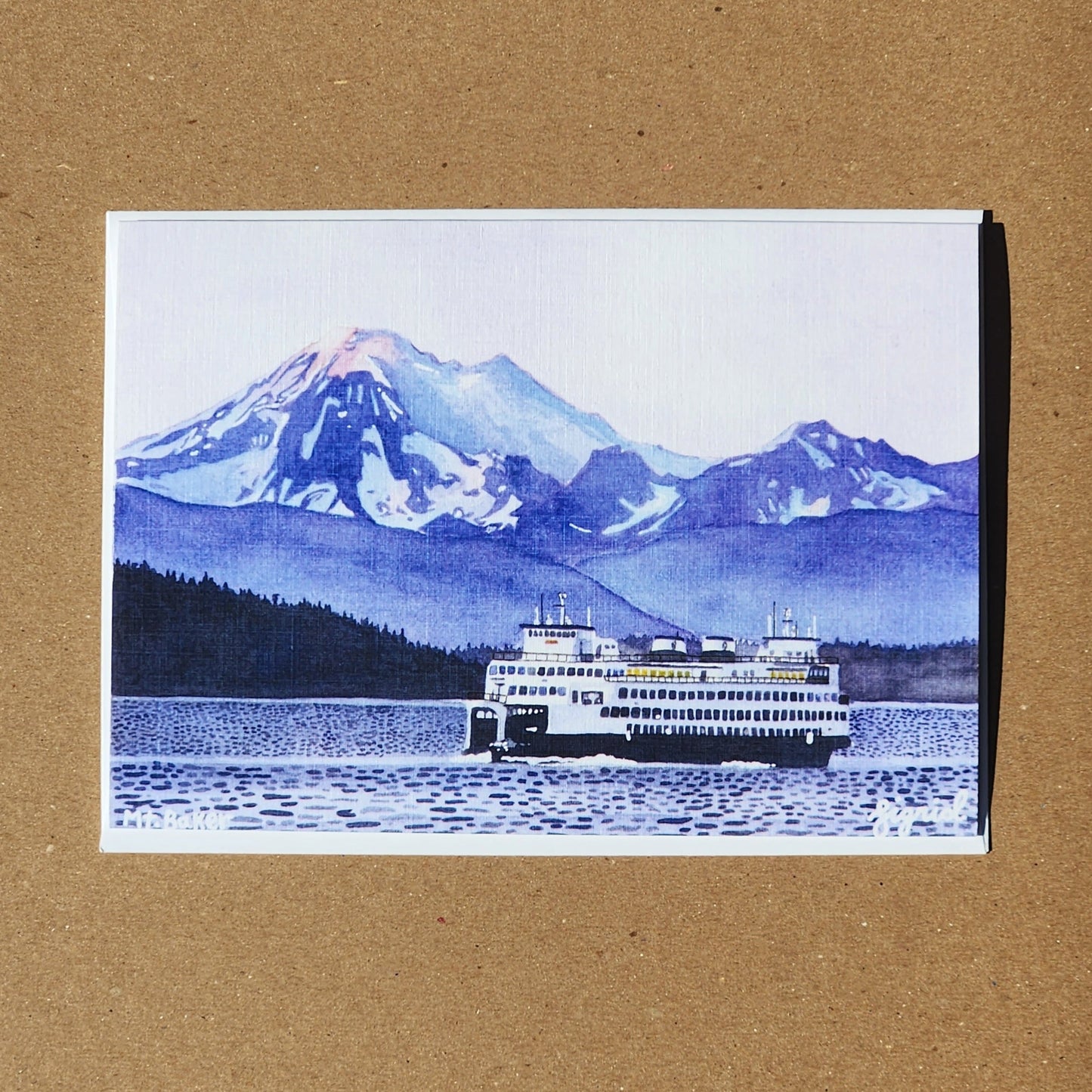 5 x 7" mt. baker card