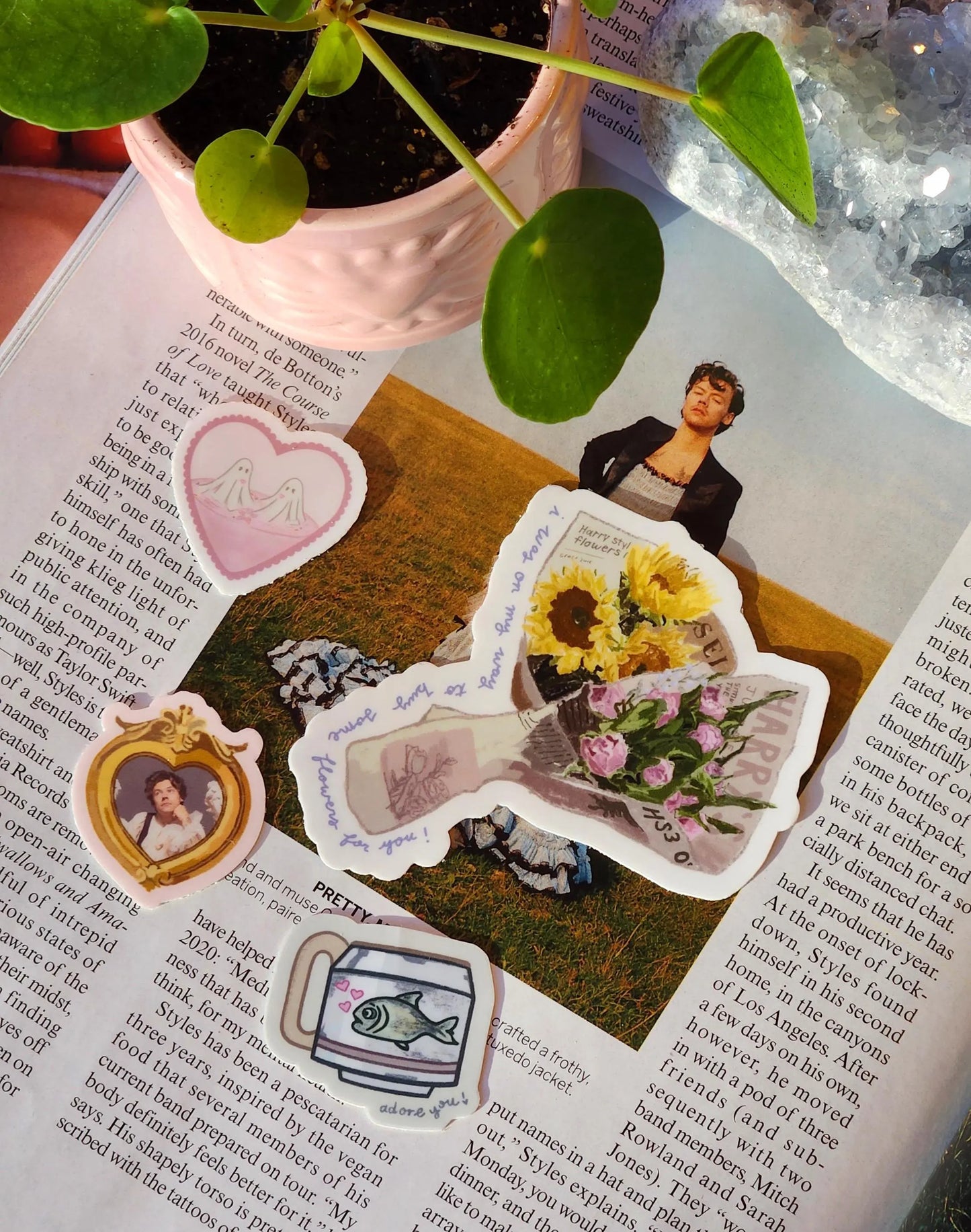 heart frame sticker
