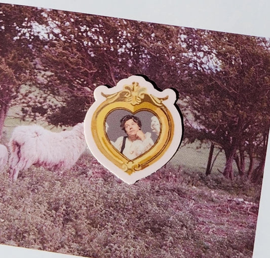 heart frame sticker